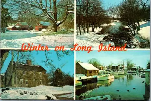 49881 - USA - Long Island , New York , Winter - gelaufen 1982