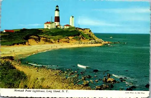 49890 - USA - Long Island , New York , Montauk Point Lighthouse - nicht gelaufen