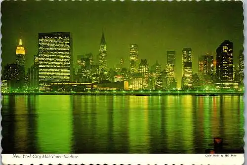 49916 - USA - New York City , Mit Town Skyline - gelaufen 1978