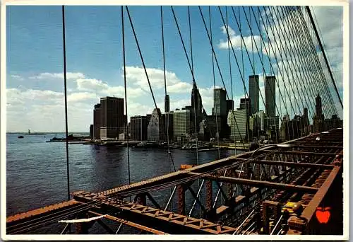 49925 - USA - New York City , Lower Manhatten - gelaufen 1983