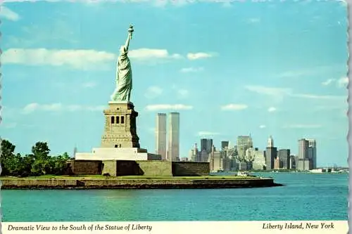 49936 - USA - New York City , Liberty Island , Statue of Liberty - gelaufen 1980