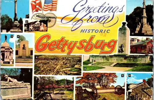 49970 - USA - Gettysburg , Pennsylvania - gelaufen 1980