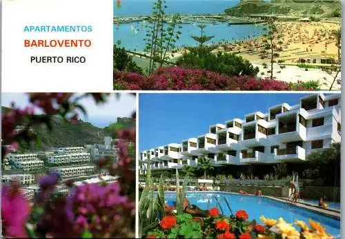 49978 - Spanien - Puerto Rico , Apartamentos Barlovento - gelaufen 1984