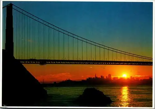 49986 - USA - San Francisco , Sunrise - gelaufen