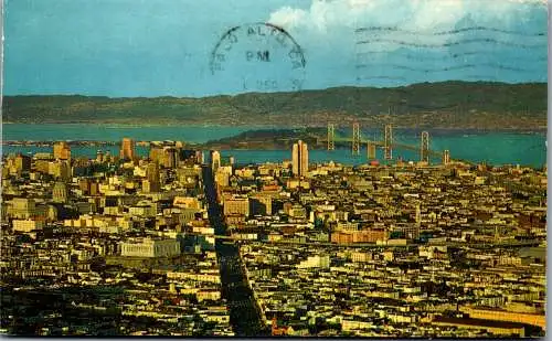 49987 - USA - San Francisco , View , City - gelaufen 1969