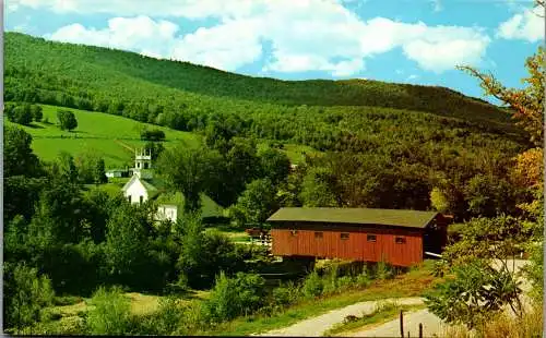 50007 - USA - West Arlington , Vermont , Old Covered Wood Bridge - nicht gelaufen