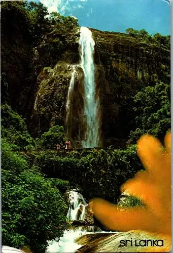 50026 - Sri Lanka - Diyaluma Falls , Wasserfall - gelaufen 1978