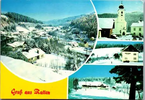 50036 - Steiermark - Ratten , Winter , Mehrbildkarte - gelaufen 1982