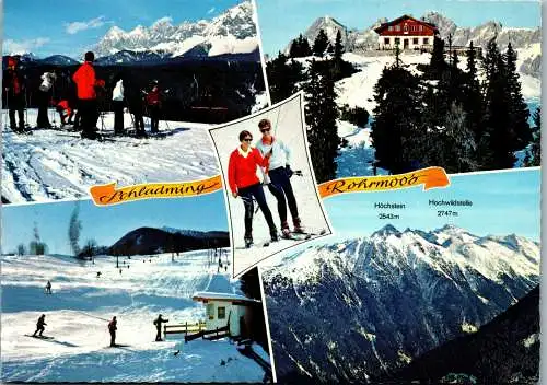 50053 - Steiermark - Schladming , Rohrmoos , Winter , Mehrbildkarte - gelaufen 1977