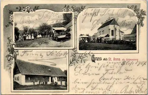 50059 - Steiermark - St. Anna ob Schwanberg , Gasthaus Jöbstl , Kremser Kogl - gelaufen 1907