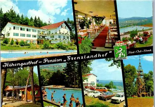 50060 - Steiermark - St. Anna am Aigen , Gasthof Pension Grenzlandhof , L. u. A. Ulrich , Gießelsdorfberg - gelaufen