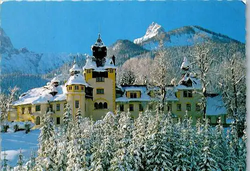 50065 - Steiermark - St. Gallen , Schloss Kassegg , Winter - gelaufen