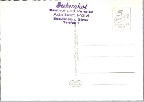 50087 - Steiermark - Dullwitz , Blick vom Seeberg auf Seebergstraße und Dullwitz - gelaufen 1963