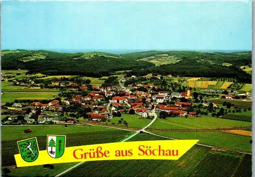 50102 - Steiermark - Söchau , Panorama - gelaufen 1979