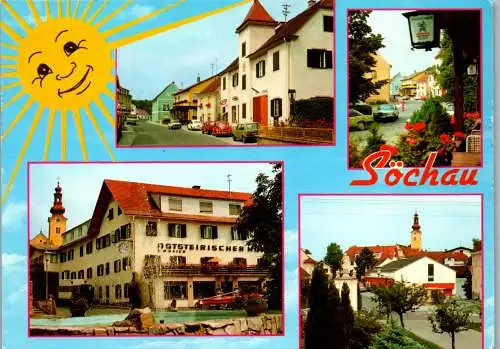 50105 - Steiermark - Söchau , Mehrbildkarte - gelaufen 1983