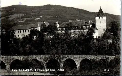 50113 - Steiermark - Schlag bei Thalberg , Burg Thalberg mit Hilm - gelaufen 1967