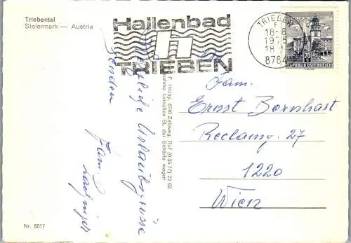 50121 - Steiermark - Triebental , Hohe Tauern , VW Käfer , Mehrbildkarte - gelaufen 1975