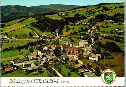 50155 - Steiermark - Strallegg , Panorama - gelaufen 1972