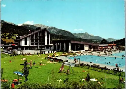 50166 - Steiermark - Schladming , Freibad u. Hallen Schwimmbad , Hotel Royer - gelaufen