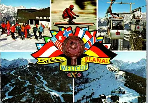 50171 - Steiermark - Schladming , Planai , Weltcup , Mehrbildkarte , Ski - gelaufen