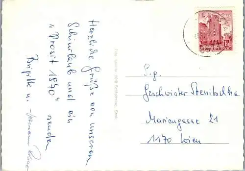 50174 - Werbekarte - Bergrettung , Bergrettungsdienst  - gelaufen 1969