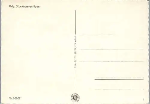 50183 - Schweiz - Brig , Stockalperschloss - nicht gelaufen