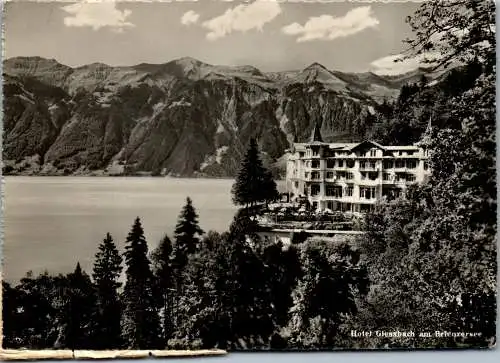 50184 - Schweiz - Brienz , Hotel Giessbach am Brienzersee , Zensur , Mehrfachfrankierung - gelaufen 1950