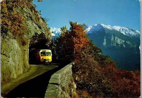 50185 - Schweiz - Brünig , Hasliberg , Tierberge , Mährenhorn , Steinhaushorn , Bus - gelaufen 1966