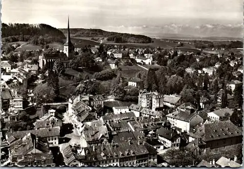 50186 - Schweiz - Burgdorf , Panorama - gelaufen 1964