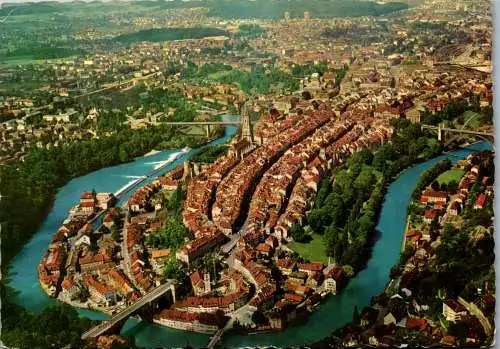 50189 - Schweiz - Bern , Panorama - gelaufen