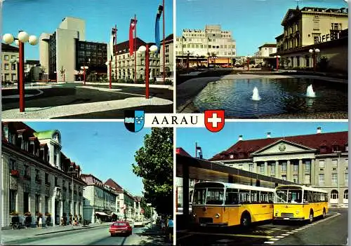 50202 - Schweiz - Aarau , Mehrbildkarte - gelaufen 1981