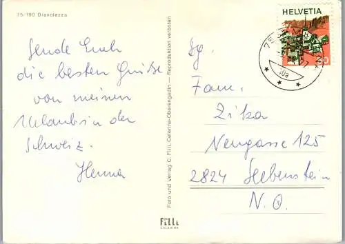 50205 - Schweiz - Diavolezza , Ski , Mehrbildkarte - gelaufen 1977