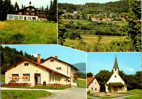 50219 - Steiermark - Schaueregg , bei Mönichkirchen , Mehrbildkarte , Gasthof - gelaufen 1982