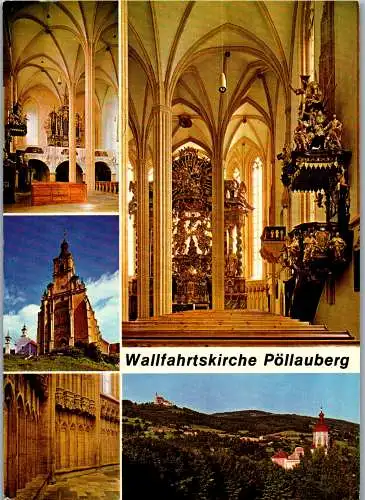 50225 - Steiermark - Pöllauberg , Wallfahrtskirche , Mehrbildkarte - gelaufen