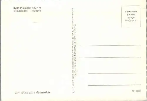 50227 - Steiermark - Präbichl , Mehrbildkarte - nicht gelaufen