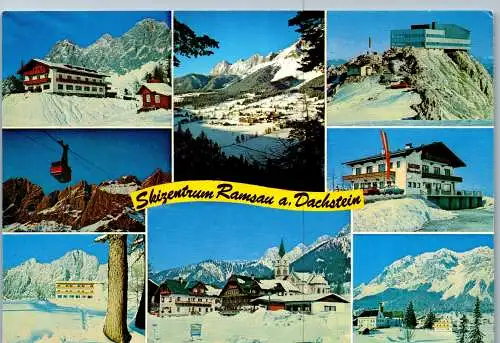 50237 - Steiermark - Ramsau , Skizentrum , Ski , Winter , Mehrbildkarte - gelaufen 1982