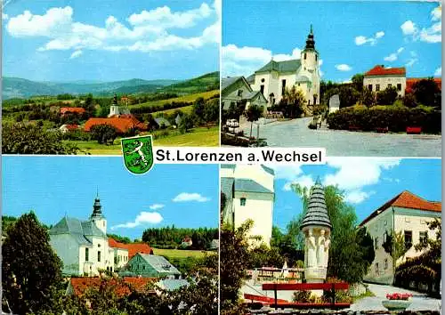 50254 - Steiermark - St. Lorenzen am Wechsel , Mehrbildkarte - gelaufen 1984