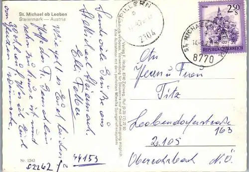 50260 - Steiermark - St. Michael ob Leoben , Mehrbildkarte - gelaufen 1979