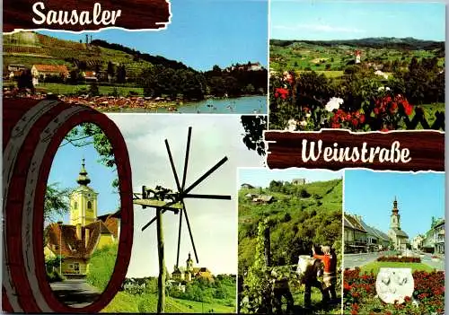 50275 - Steiermark - Leibnitz , Weinbauschule Silberberg , St. Nikolai , St. Andrä , Kitzeck , Sausal - gelaufen 1982