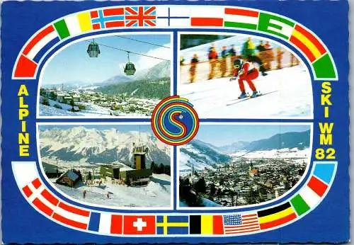 50282 - Steiermark - Schladming , Alpine Ski WM 1982 - gelaufen 1982