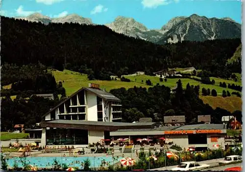 50287 - Steiermark - Schladming , Freibad , Hallenschwimmbad , Sporthotel Hotel Royer - gelaufen 1981