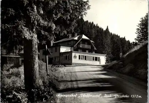 50302 - Steiermark - Steinhaus am Semmering , Gasthof Pfaffensattel , M. Grundbichler - gelaufen