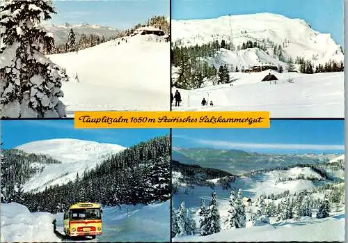 50318 - Steiermark - Tauplitzalm , Winter , Bus , Mehrbildkarte - nicht gelaufen