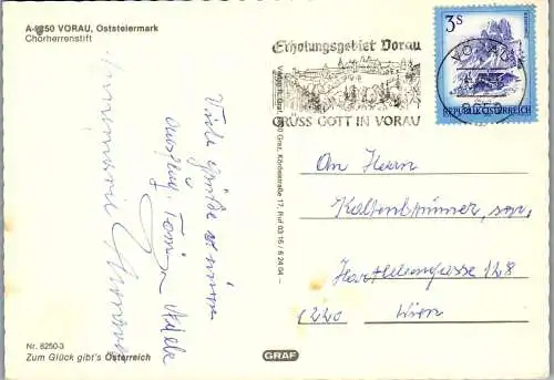 50337 - Steiermark - Vorau , Chorherrenstift - gelaufen 1982