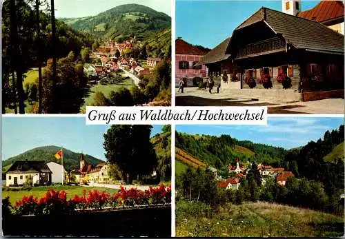 50343 - Steiermark - Waldbach , Hochwechsel , Mehrbildkarte - gelaufen 1969