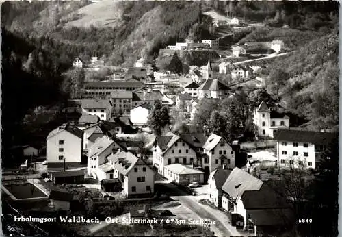 50344 - Steiermark - Waldbach , Panorama - gelaufen 1973