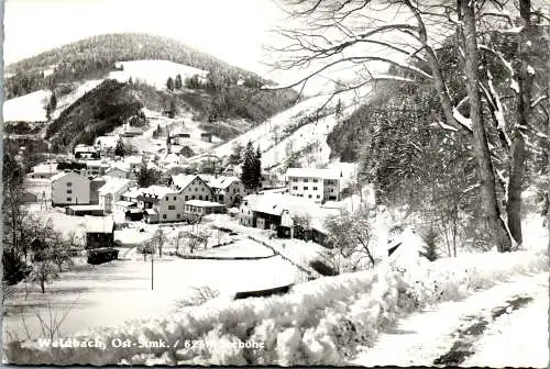 50348 - Steiermark - Waldbach , Panorama im Winter - gelaufen 1974