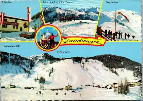 50349 - Salzburg - Altenmarkt , Zauchensee , Ski , Mehrbildkarte - gelaufen 1975