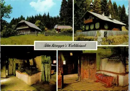 50355 - Steiermark - Krieglach , Alpl , Peter Rosegger's Waldheimat - gelaufen 1970