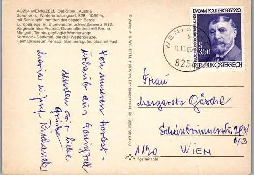 50358 - Steiermark - Wenigzell , Mehrbildkarte - gelaufen 1985